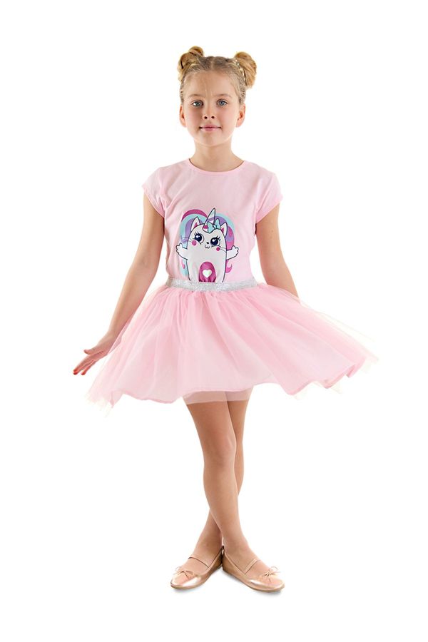 Denokids Denokids Kitten Unicorn Girl's Tulle Tutu Pink Evening Dress