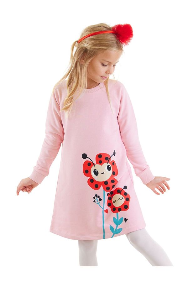 Denokids Denokids Ladybug Flowers Girl's Dress