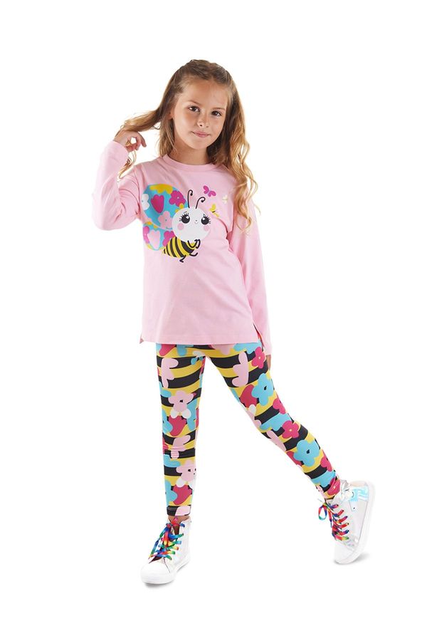 Denokids Denokids Little Bee Girls Tunic Tights Set