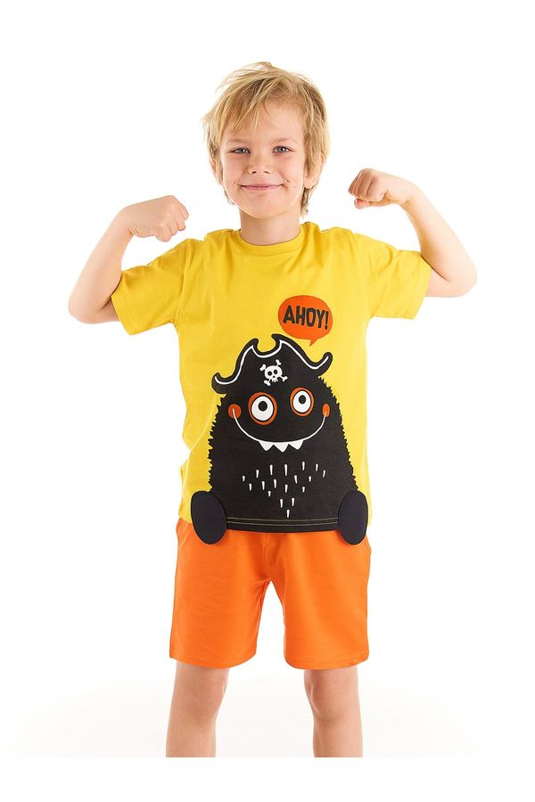 Denokids Denokids Pirate Monster Boy T-shirt Shorts Set