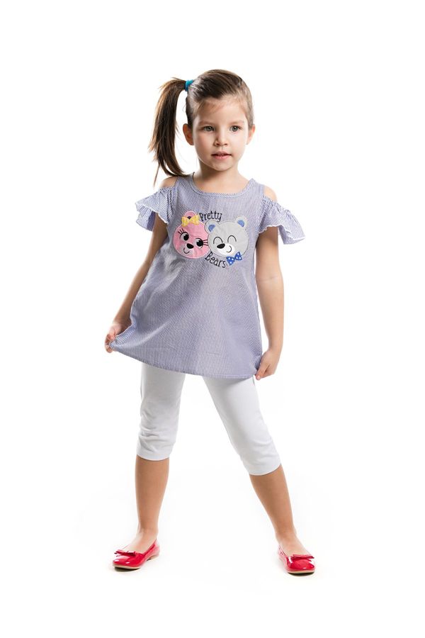 Denokids Denokids Pretty Bears Girls Tunic Tights Set