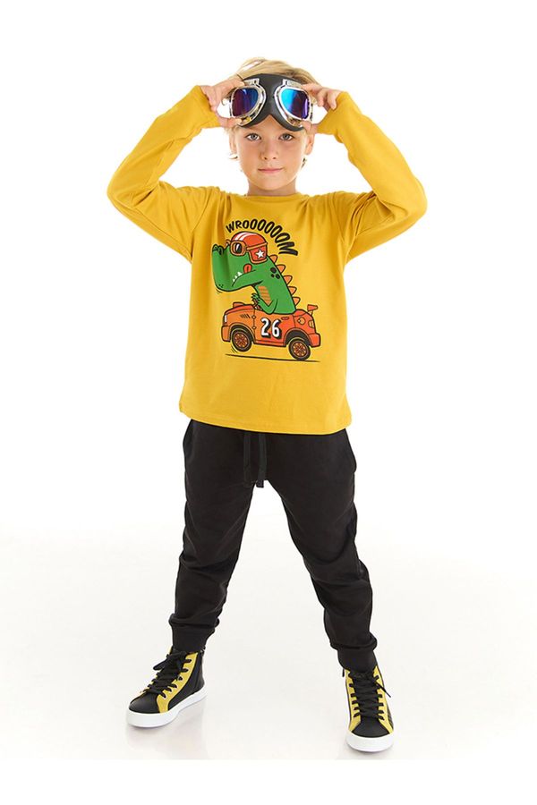 Denokids Denokids Racer Crocodile Boys T-shirt Trousers Set