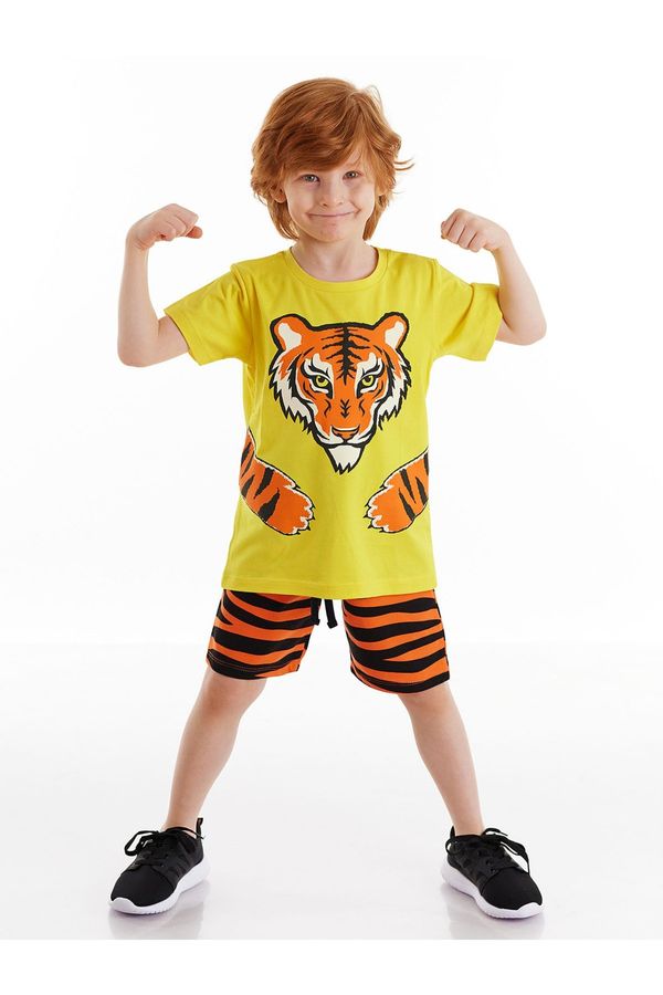 Denokids Denokids Tiger Claw Boys T-shirt Shorts Set