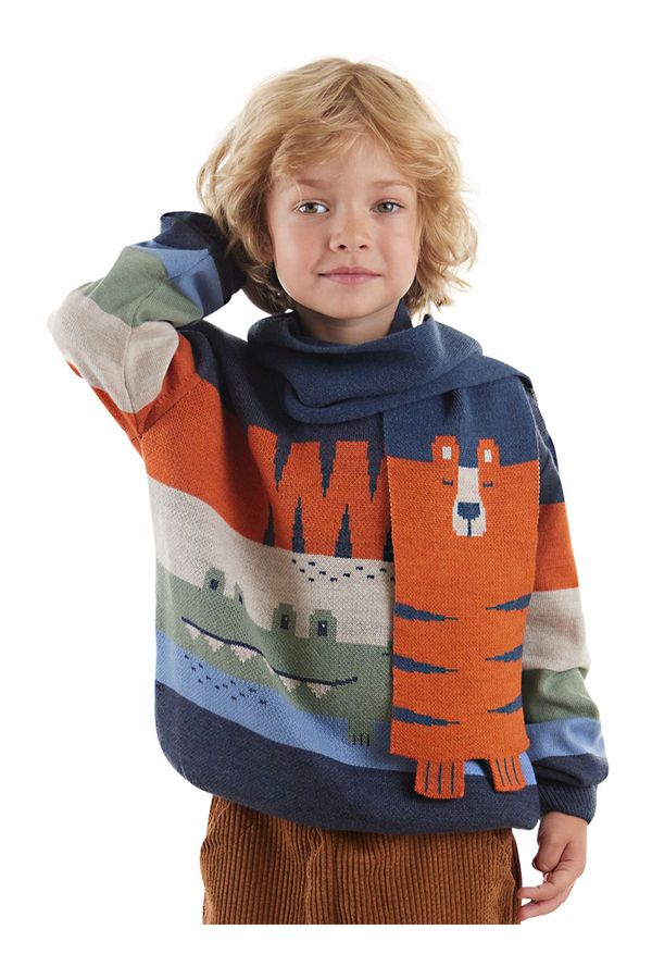 Denokids Denokids Tiger Crocodile Boy Scarf