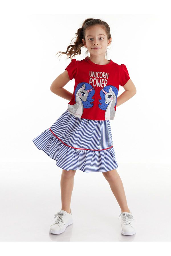 Denokids Denokids Unique Power Girls T-shirt Skirt Set