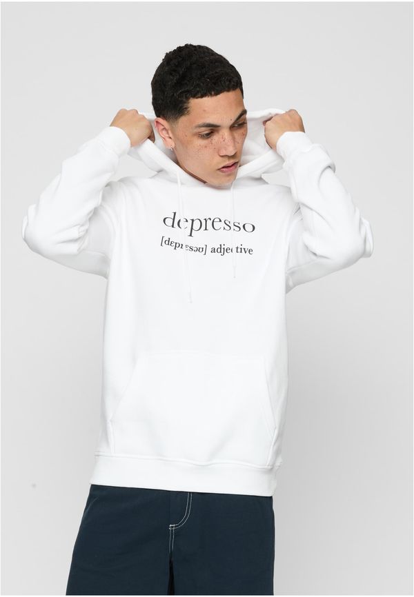 Mister Tee Depresso Hoody white