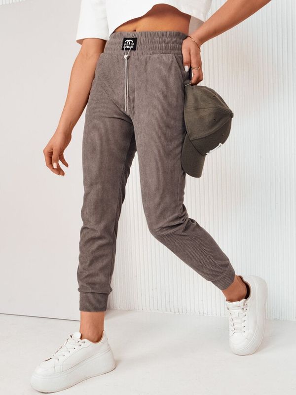 DStreet DERCY Women's Sweatpants - Grey Dstreet