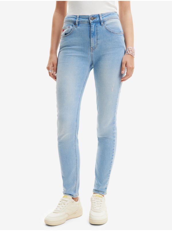 DESIGUAL Desigual Delaware Women's Light Blue Slim Fit Jeans - Women's