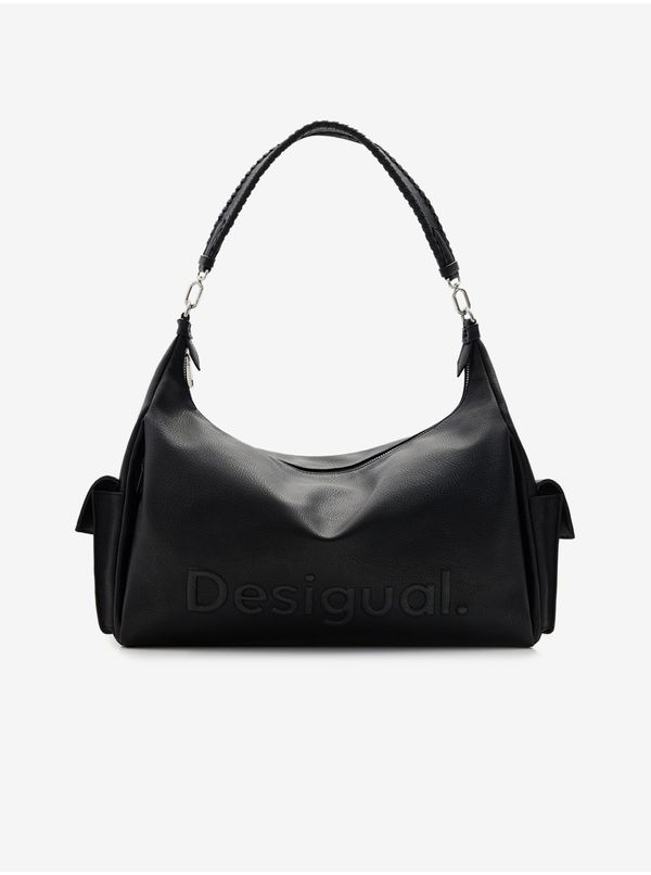 DESIGUAL Desigual Half Logo 24 Brasilia Black Women's Handbag - Women