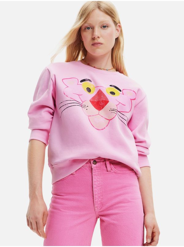 DESIGUAL Desigual Pink Panther Womens Sweatshirt - Women