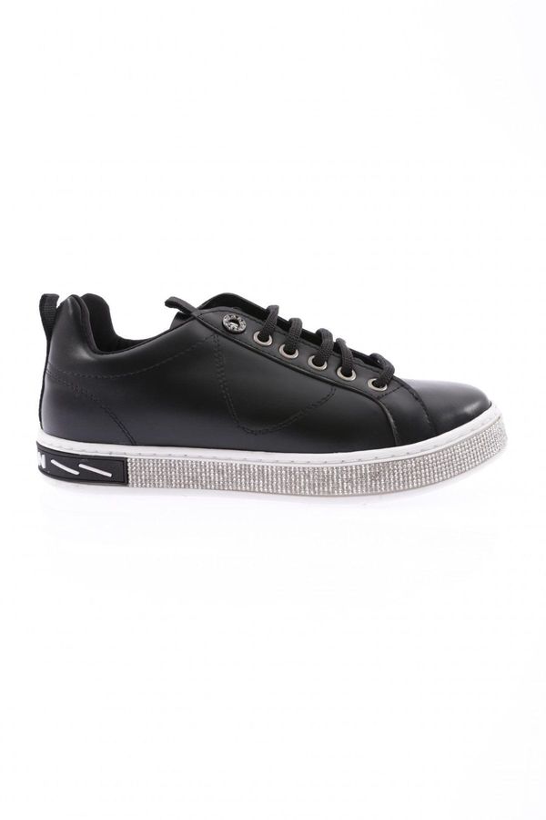 DGN DGN 22515-22510 Women's Furry Sneakers Shoes Black