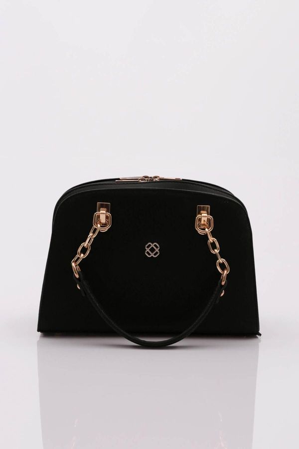 DGN DGN 3261 Women's Shoulder and Hand Bag Black Mosaic