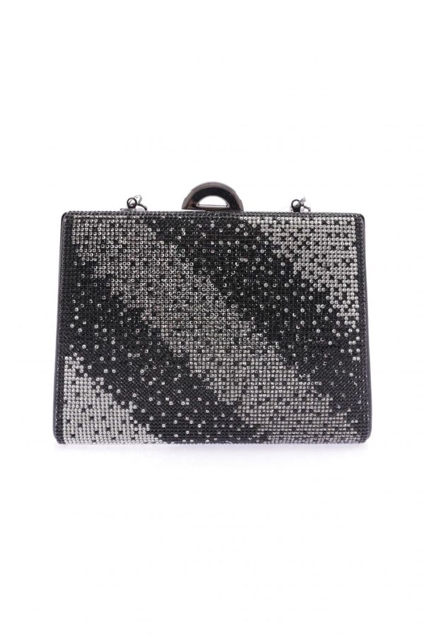 DGN DGN 358-22y Women's Evening Dress Clutch Bag Diagonal Black