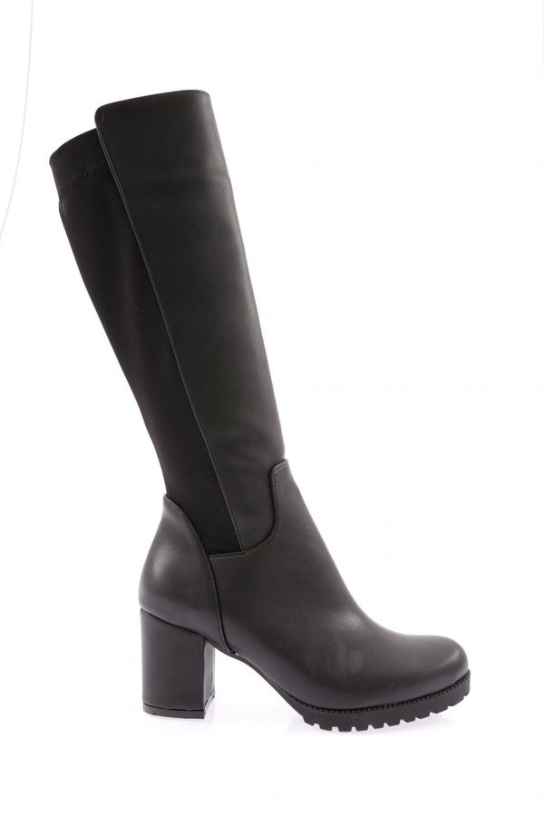 DGN DGN 5407 Women's Zippered Heeled Boots.