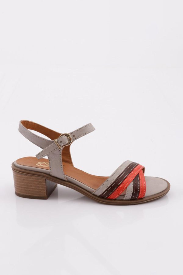 DGN DGN 695 Women's Cross-Bound Ankle Strap Low Heel Sandals