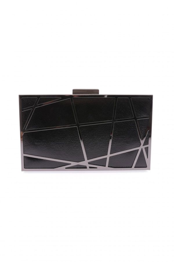 DGN DGN 699-23y Women's Evening Dress Clutch Bag Venom Black