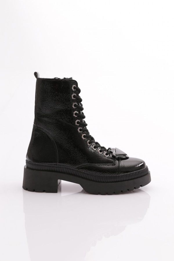 DGN DGN K9088 Women's Boots with Geometric Accessories