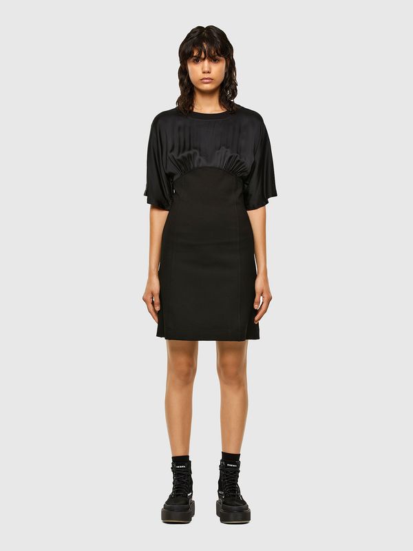 Diesel Diesel Dress - DSTAR black with high waist