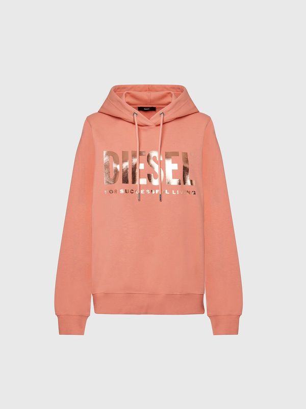 Diesel Diesel Sweatshirt - FANGHOODLOGO SWEATSHIRT pink