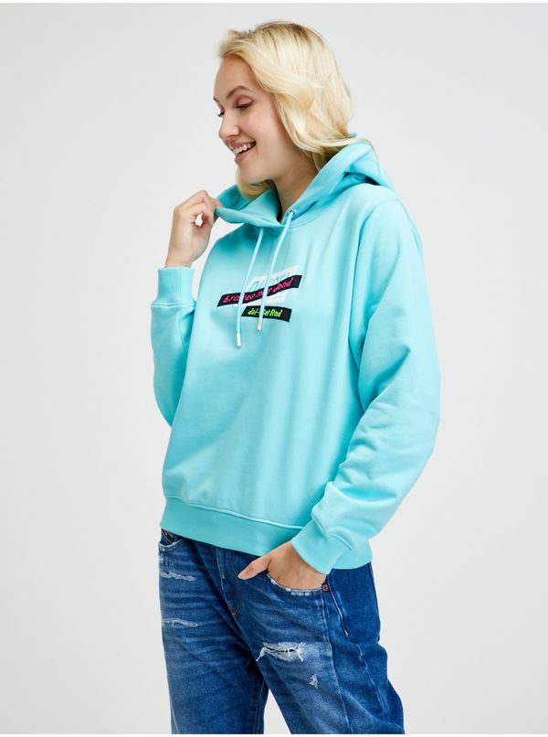 Diesel Diesel Sweatshirt - FANGHOODR20 SWEATSHIRT turquoise