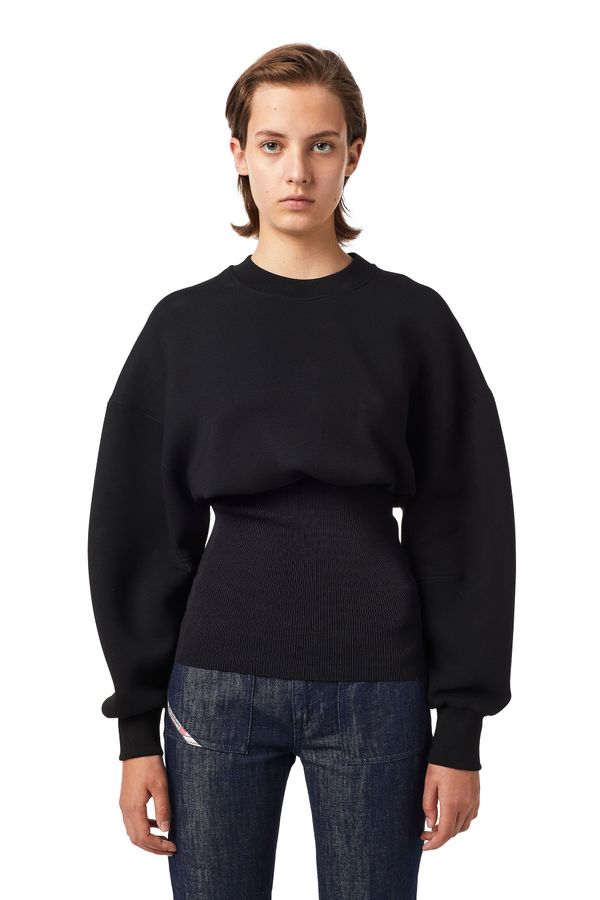 Diesel Diesel Sweatshirt - FBELTANA SWEATSHIRT black