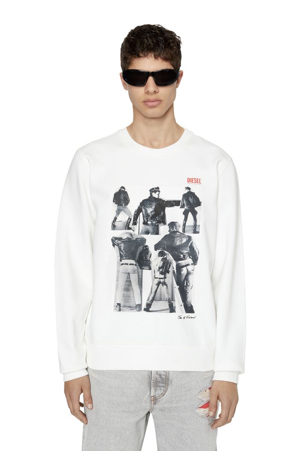 Diesel Diesel Sweatshirt - PR-S-GINN SWEAT-SHIRT white