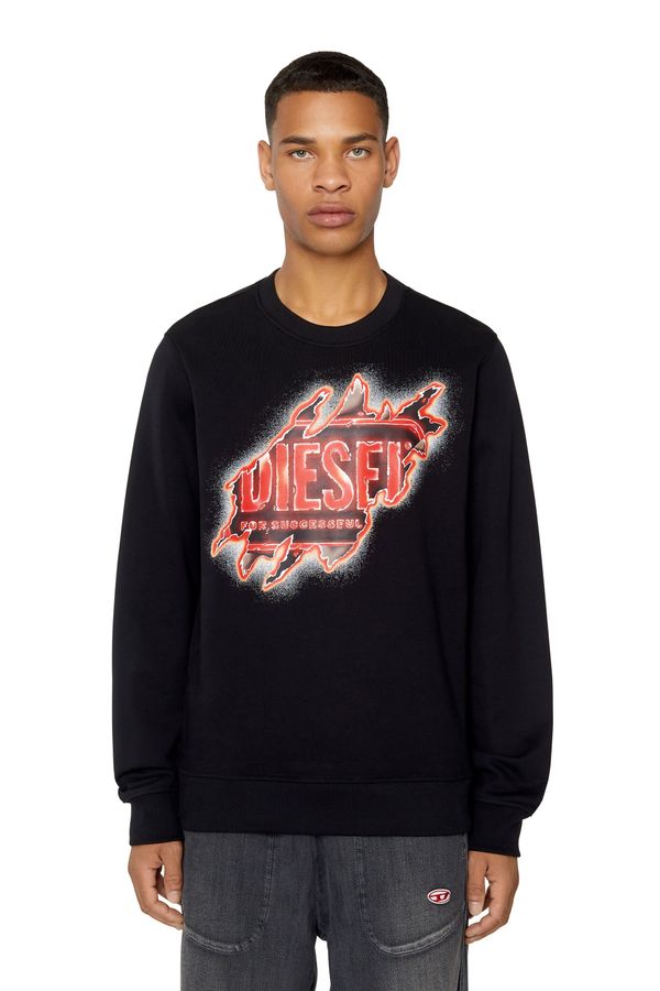 Diesel Diesel Sweatshirt - S-GINN-E9 SWEAT-SHIRT black