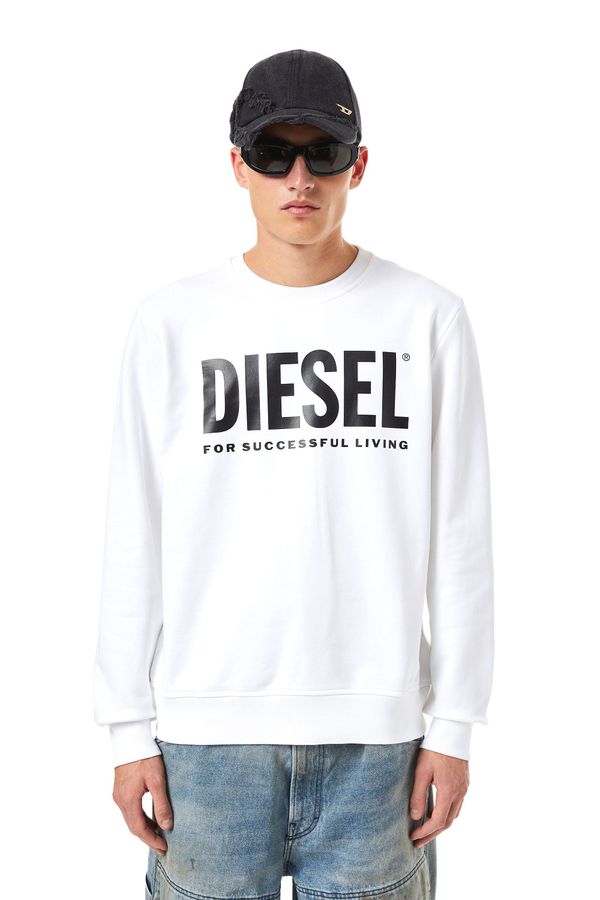 Diesel Diesel Sweatshirt - S-GIRK-ECOLOGO SWEAT-SHIR white
