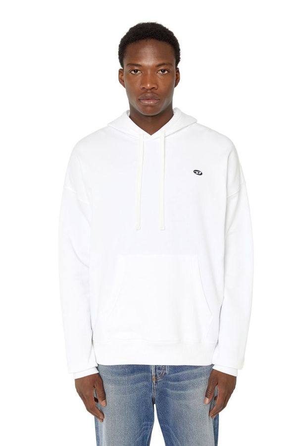 Diesel Diesel Sweatshirt - S-ROB-HOOD-DOVAL-PJ SWEAT-SHIR white