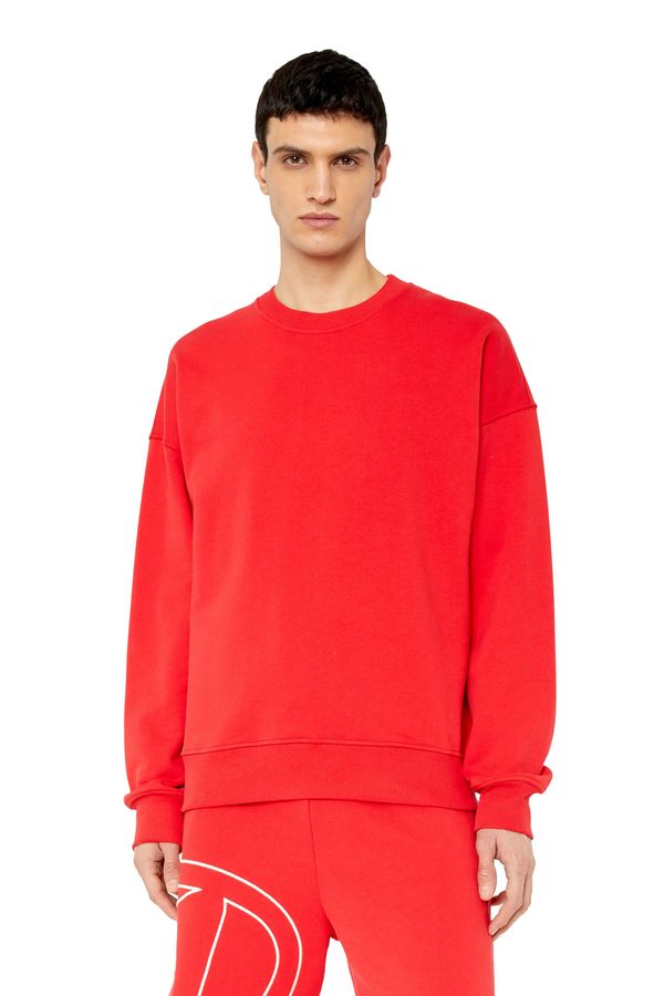 Diesel Diesel Sweatshirt - S-ROB-MEGOVAL SWEAT-SHIRT red