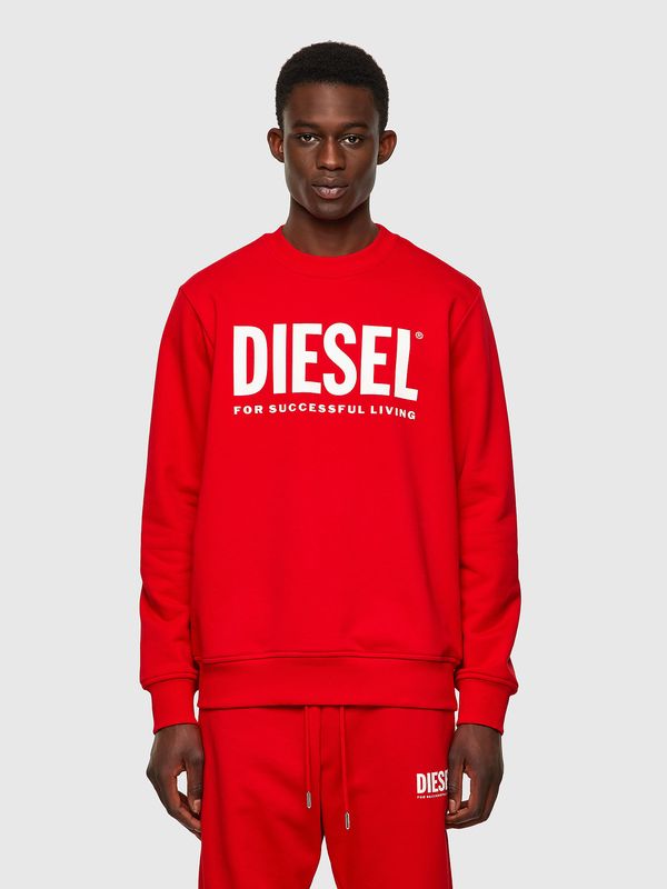Diesel Diesel Sweatshirt - SGIRKECOLOGO SWEATSHIRT red