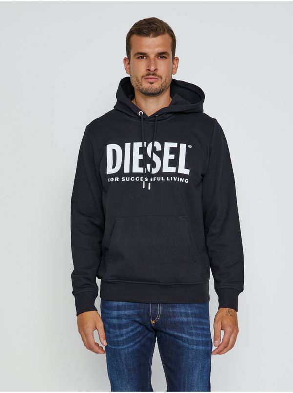 Diesel Diesel Sweatshirt - SGIRKHOODECOLOGO SWEATSHIRT black