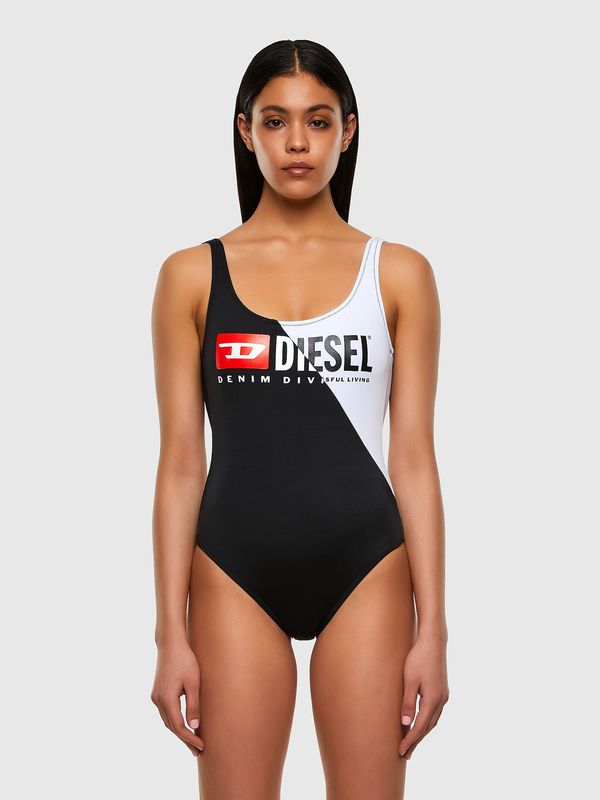 Diesel Diesel Swimsuit - BFSWFLAMMYCUT SWIMSUIT black and white