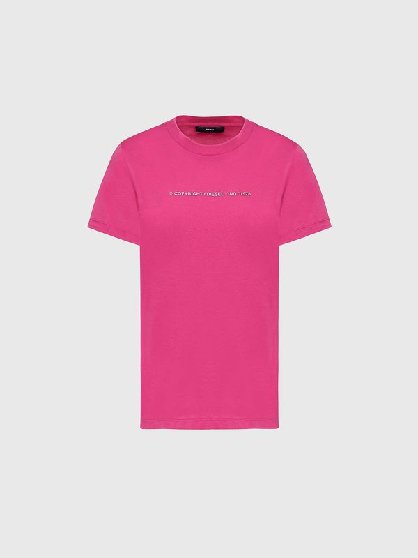 Diesel Diesel T-shirt - TSILYCOPY TSHIRT dark pink