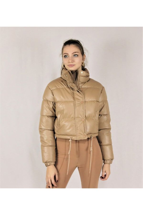 Dilvin Dilvin 6878 Down Jacket - Camel 101a06878