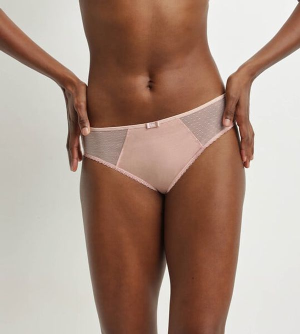 DIM DIM GENEROUS COTTON BIO SLIP - Women's Organic Cotton Panties - Light Pink