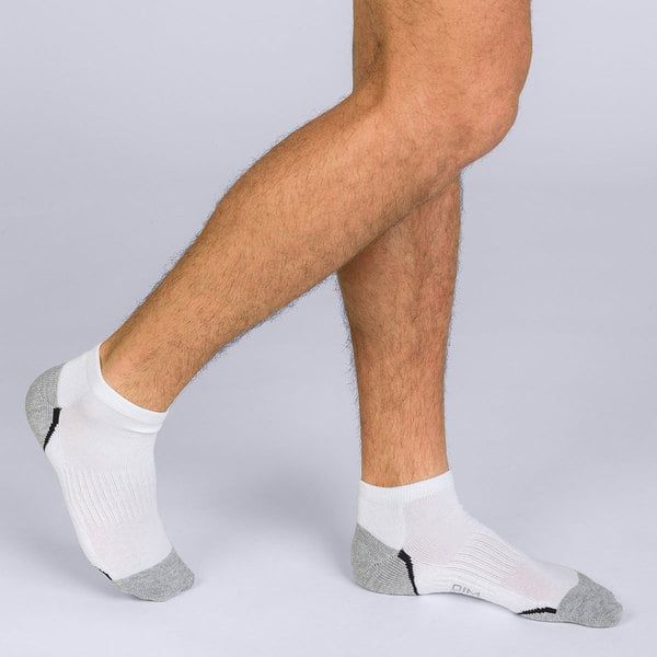 DIM SPORT DIM SPORT IN-SHOE 3x - Men's sports socks 3 pairs - white