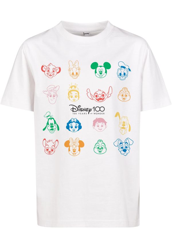 Mister Tee Disney 100 Faces Children's T-Shirt White