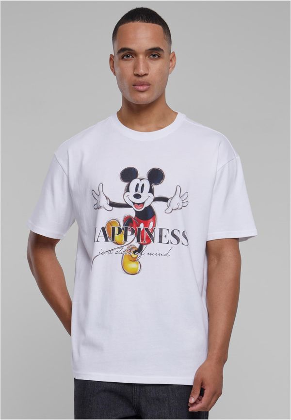 Mister Tee Disney 100 Mickey Happiness men's T-shirt oversize white