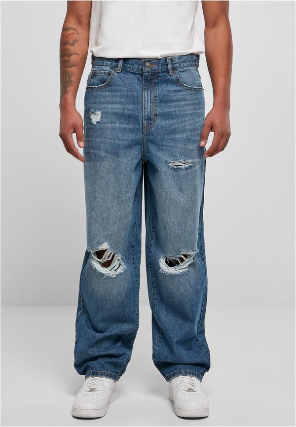 UC Men Distressed jeans from the 90s medium dark blue ruined washed