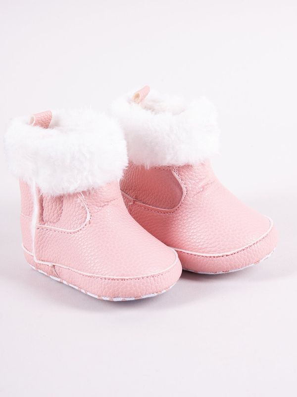 Yoclub Dječje zimske čizme Yoclub Yoclub_Velcro_Strappy_Girls'_Boots_OBO-0185G-0500_Pink