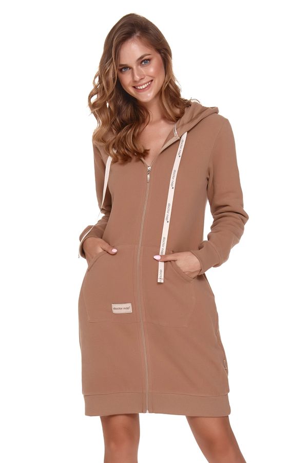 Doctor Nap Doctor Nap Woman's Bathrobe SMZ.9756 Wood