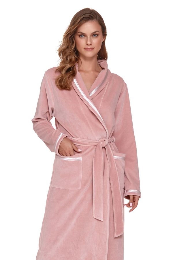 Doctor Nap Doctor Nap Woman's Bathrobe SWA.1078 Papaya