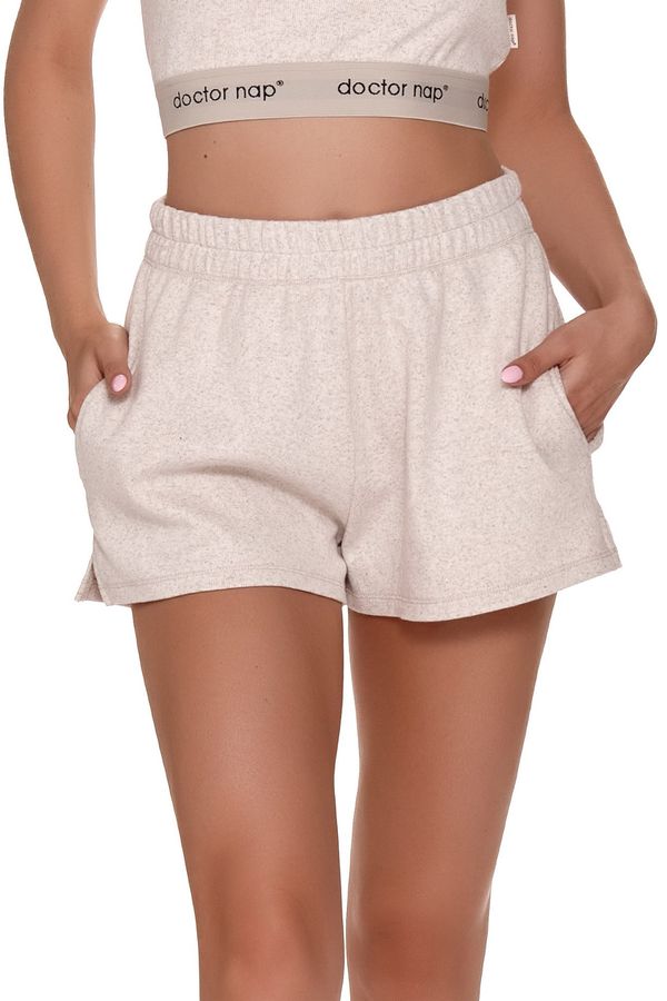 Doctor Nap Doctor Nap Woman's Shorts SHO.4303 Salt&Pepper