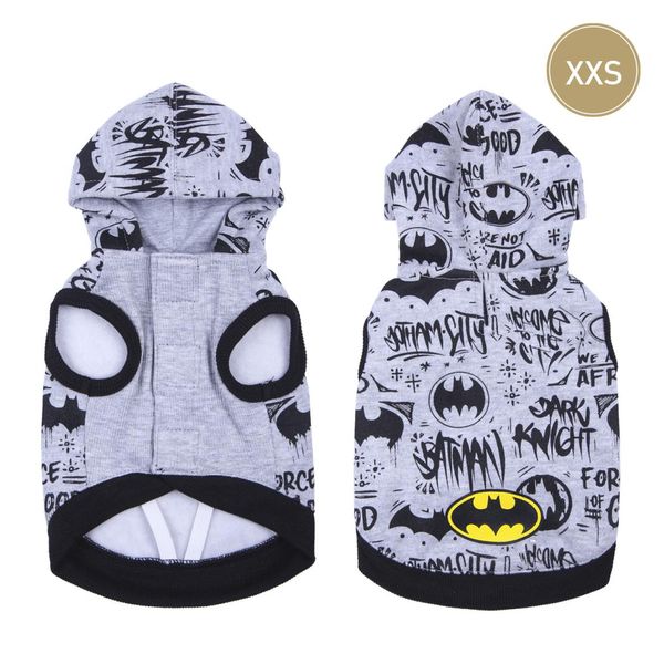 Batman DOG SWEATSHIRT XXS COTTON BRUSHED BATMAN