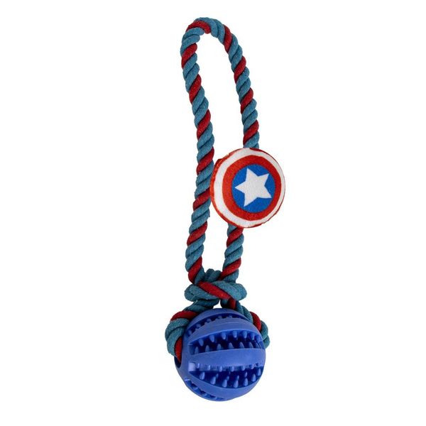 AVENGERS DOG TOYS CUERDA AVENGERS CAPITAN AMERICA