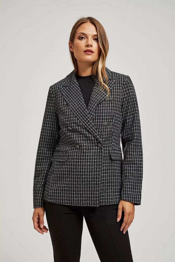 Moodo Double-breasted blazer with decorative buttons