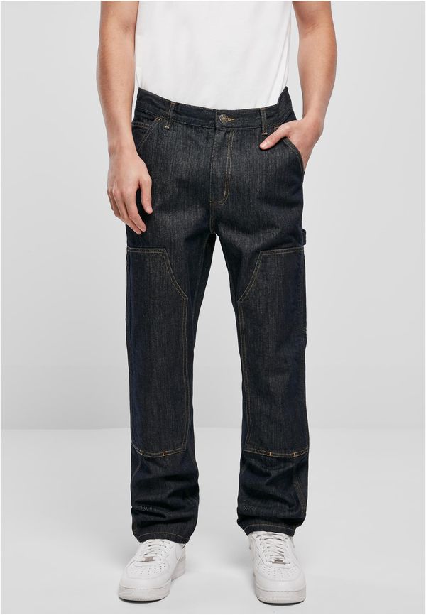 Urban Classics Double Knee Jeans Rinse Denim