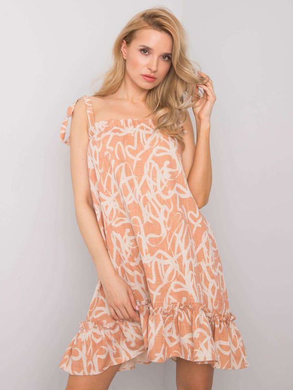 RUE PARIS Dress-346-SK-035.48-orange