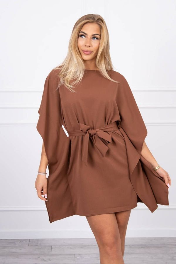 Kesi Dress batwings Oversize brown